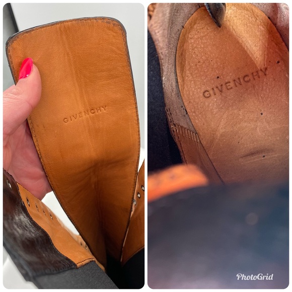 GIVENCHY | Black Leather Lace up Knee High Boots - Picture 14 of 16